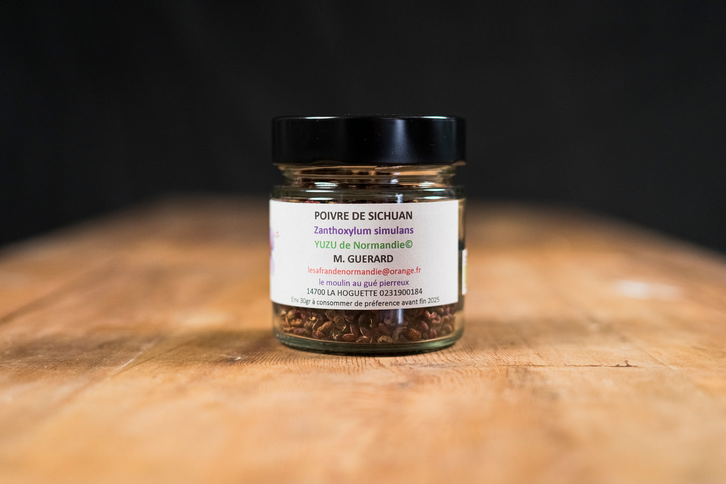 Poivre de Sichuan Bio produit en Normandie