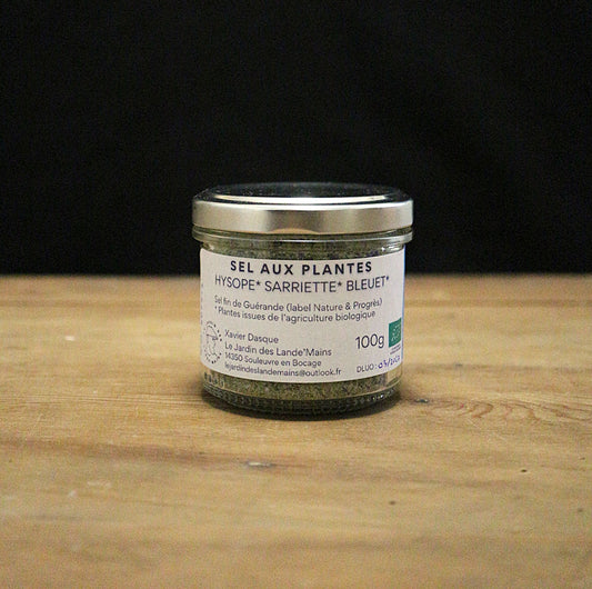 Sel - hysope, sarriette, bleuet