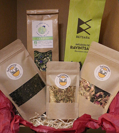 Coffret cadeau 5 thés et tisanes